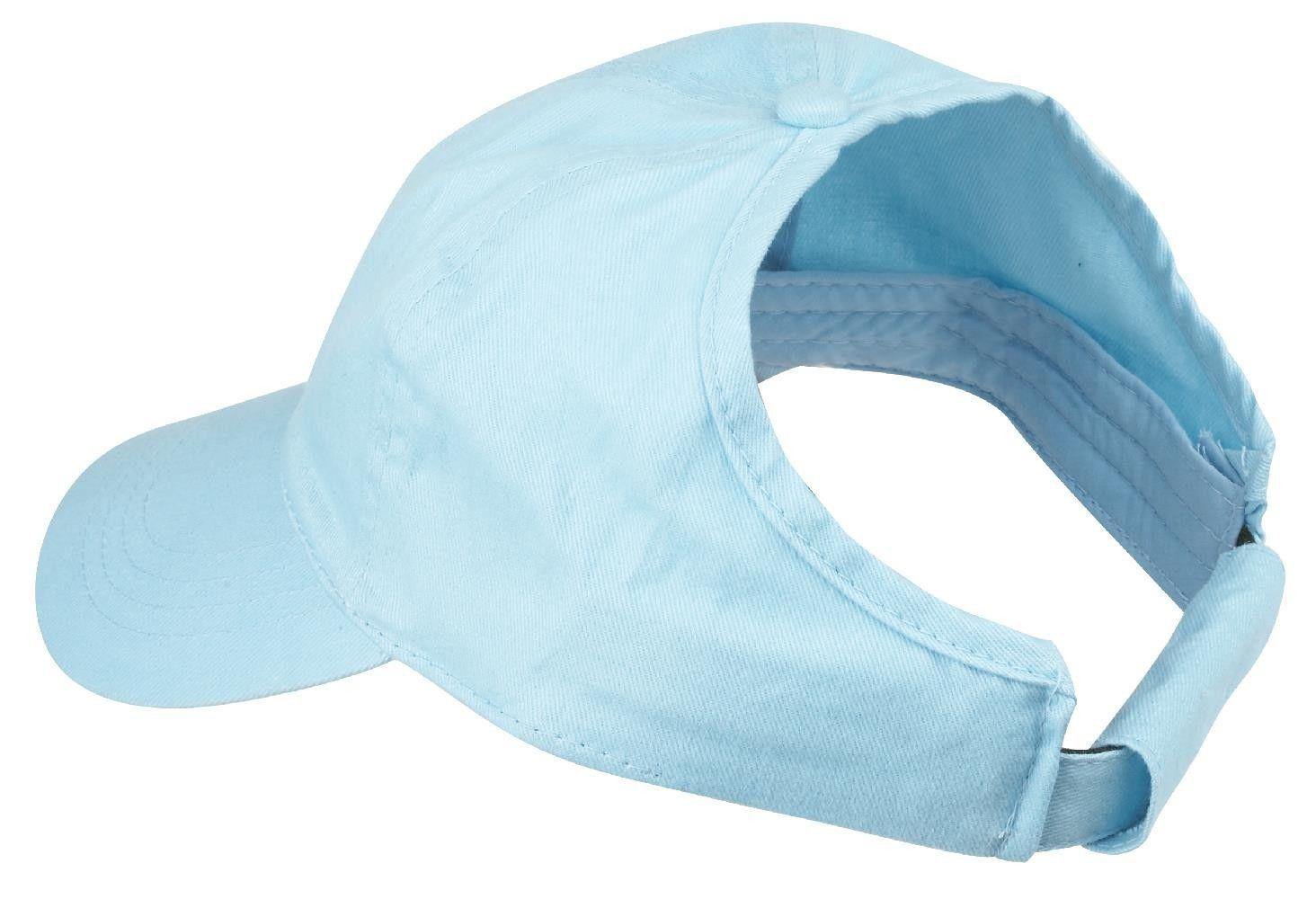 1 Dozen Womens Ponytail Soft Baseball Visor Hats Caps Low Crown Wholesale Lot Bulk-