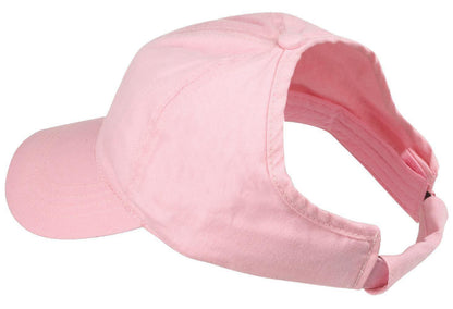 1 Dozen Womens Ponytail Soft Baseball Visor Hats Caps Low Crown Wholesale Lot Bulk-