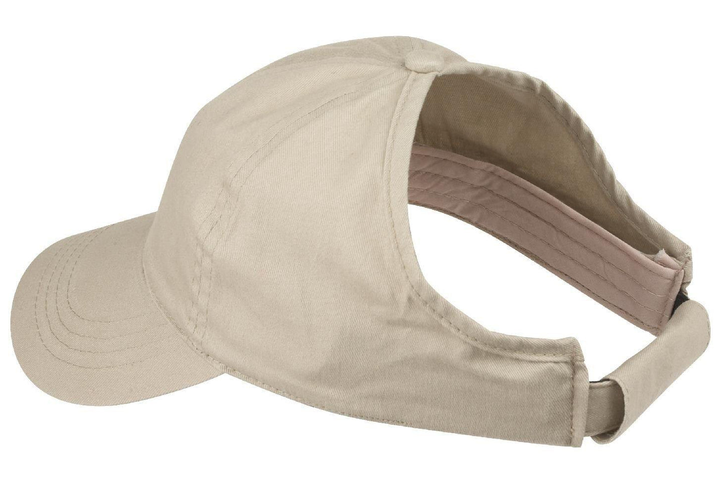 1 Dozen Womens Ponytail Soft Baseball Visor Hats Caps Low Crown Wholesale Lot Bulk-