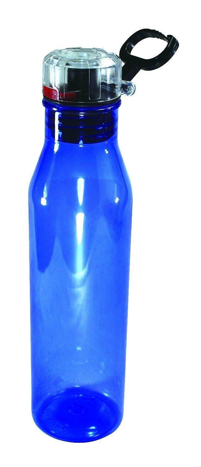 100% Bpa Free Tumbler Bottle Bottles Cold Drink Water With Lid 25Oz-Blue-