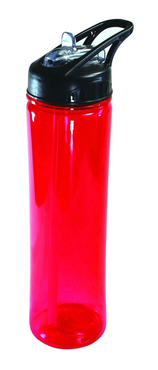 100% Bpa Free Tumbler Sports Bottle Bottles Cold Drink Water With Lid 25oz-Red-