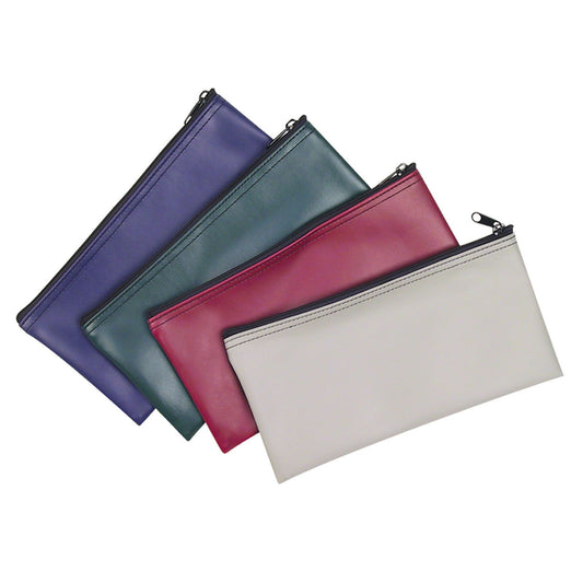 100 Lot Bank Deposit Money Cash Coins Credit Cards Bag Pouch Purse Wholesale-Maroon-