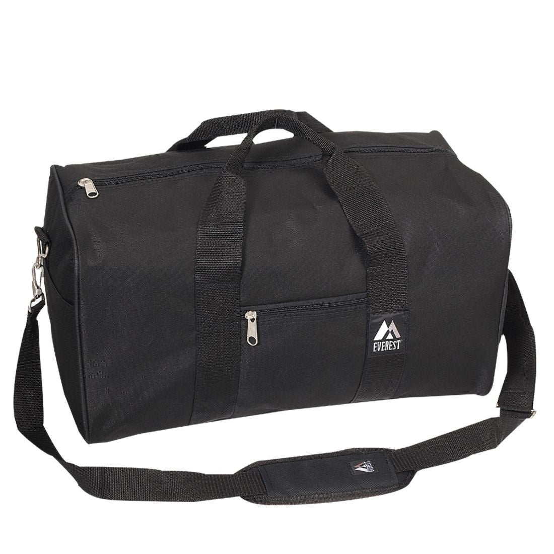 Everest Basic Utilitarian Small Gear Duffle Bag-Black-
