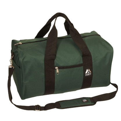 Everest Basic Utilitarian Small Gear Duffle Bag-Green-