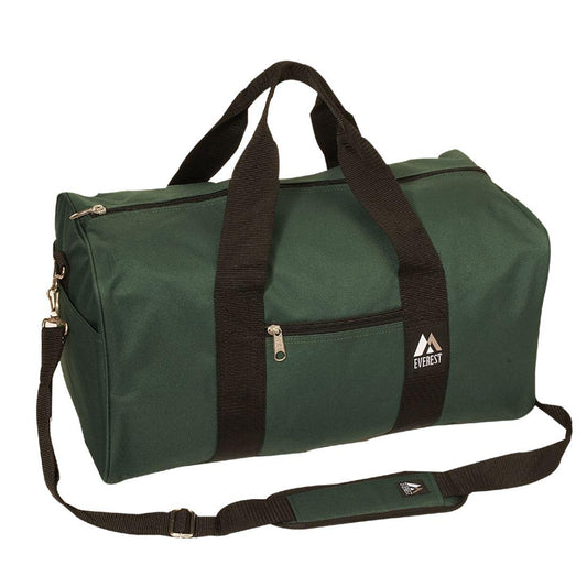 Everest Basic Utilitarian Small Gear Duffle Bag-Green-