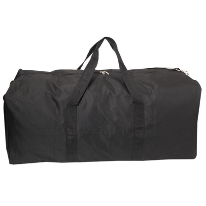 Everest Basic Utilitarian X-Large Gear Duffle Bag-Black-