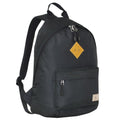 Everest Stylish Vintage Backpack Book Bag Padded Mesh Shoulder Strap-Black-