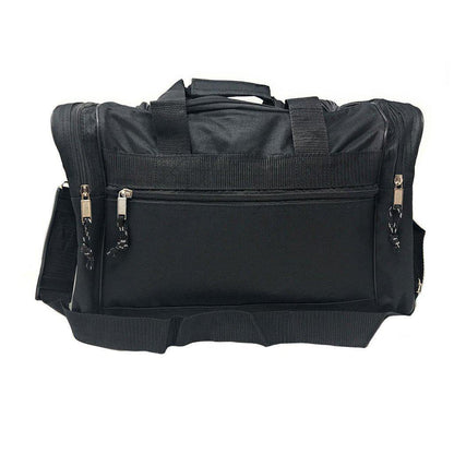 1 Dozen Duffle Bags Travel Size Sports Gym Blank 17inch Wholesale Bulk Lot-