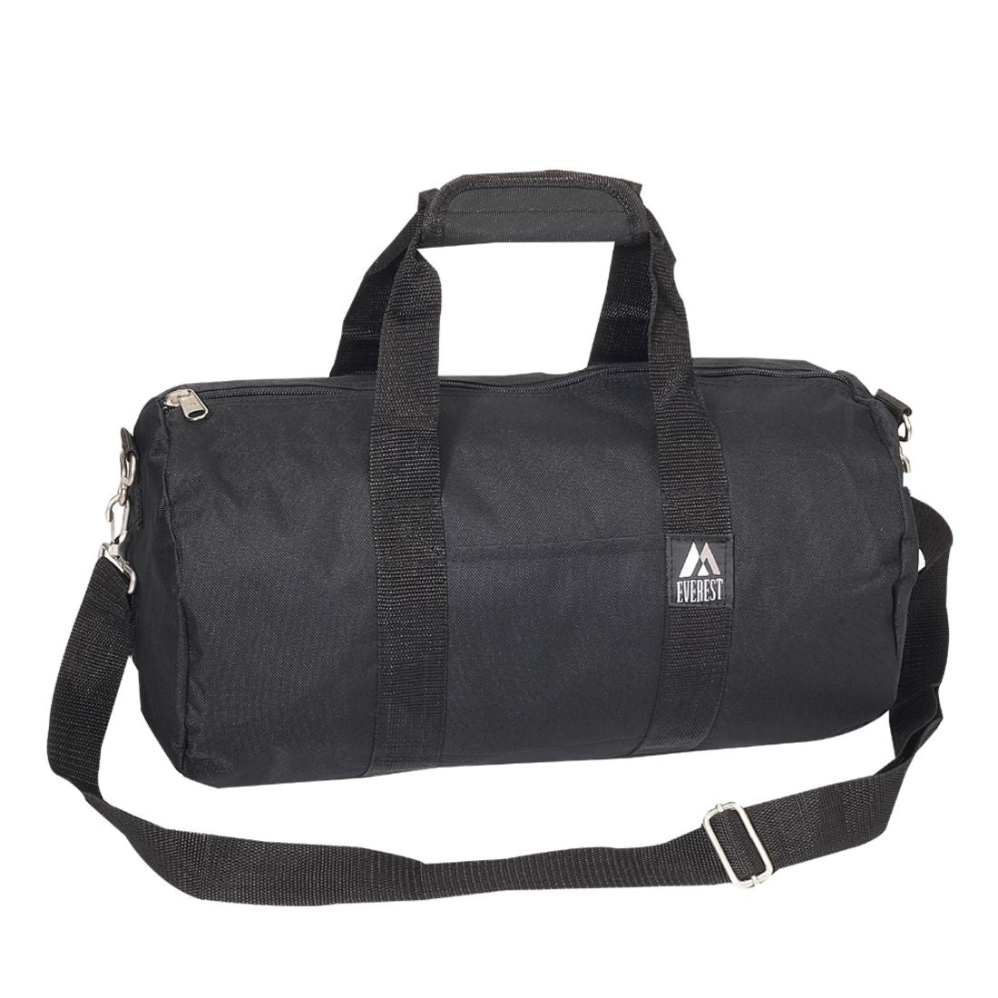 Everest 16-Inch Round Duffel Bag-Black-