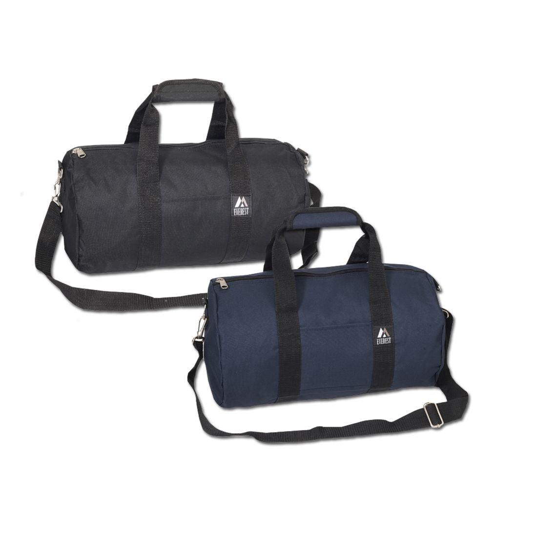 Everest 16-Inch Round Duffel Bag-Black-