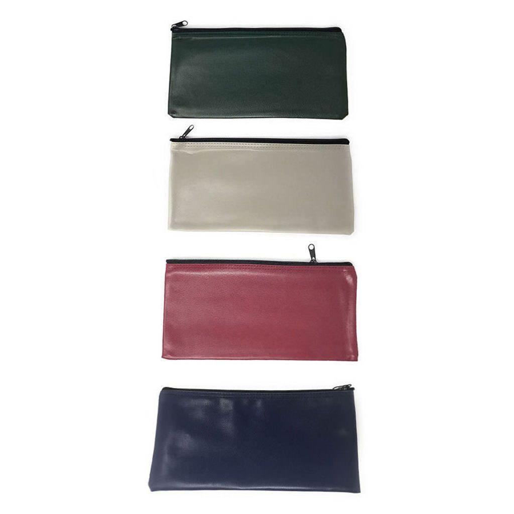 2 Pack Bank Deposit Money Cash Coins Credit Cards Receipts Keys Bag Pouch Purse-