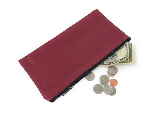2 Pack Bank Deposit Money Cash Coins Credit Cards Receipts Keys Bag Pouch Purse-