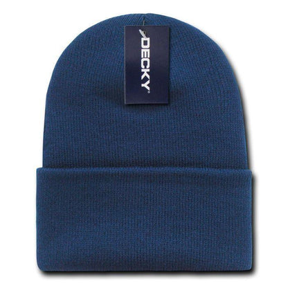 2 Pack New Classic Decky Beanies Cuffed Long Acrylic Skull Warm Winter Unisex-Assorted-