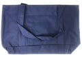 2 Pack Reusable Grocery Shopping Totes Bags With Wide Bottom Gusset Travel Gym Sports-NAVY-