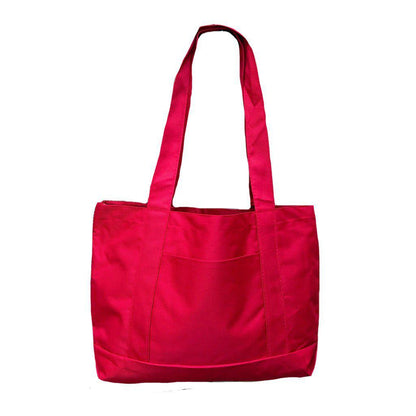 2 Pack Reusable Grocery Shopping Totes Bags With Wide Bottom Gusset Travel Gym Sports-ROYAL-