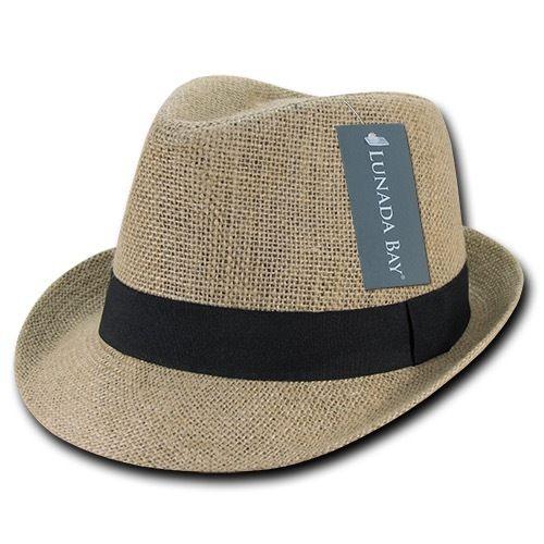 20 Lot Decky Jute Lightweight Fedoras Trilby Panama Hats Caps Wholesale Lots!-