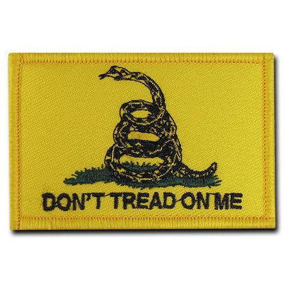 20 Lot Tactical Operator Contractor Hook / Loop 3X2 Canvas Patches Wholesale Lots-Gadsden-Gold-