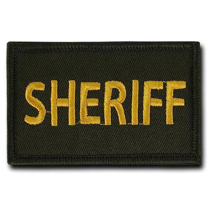 20 Lot Tactical Operator Contractor Hook / Loop 3X2 Canvas Patches Wholesale Lots-Sheriff-Olive-