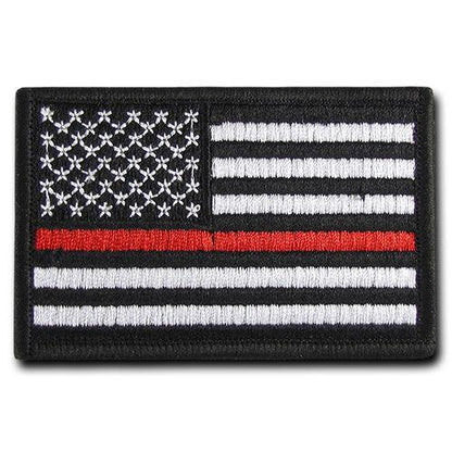 20 Lot Tactical Operator Contractor Hook / Loop 3X2 Canvas Patches Wholesale Lots-USA Flag - TRL-