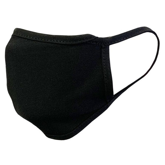 1 Dozen Cotton Face Mask Single Ply Soft Promotional Masks Wholesale Bulk Lot-Black-