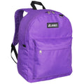 Everest Backpack Book Bag - Back to School Classic Style & Size-Dark Purple-