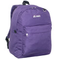 Everest Backpack Book Bag - Back to School Classic Style & Size-Eggplant-