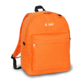 Everest Backpack Book Bag - Back to School Classic Style & Size-Orange-