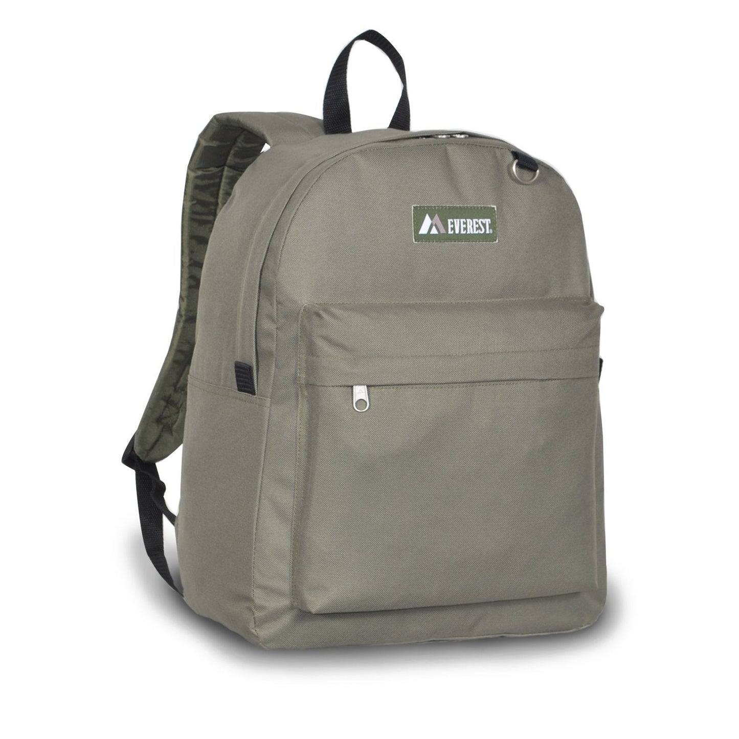 Everest Backpack Book Bag - Back to School Classic Style & Size-Olive-