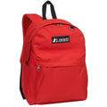 Everest Backpack Book Bag - Back to School Classic Style & Size-Red-
