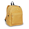 Everest Backpack Book Bag - Back to School Classic Style & Size-Yellow-