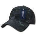Decky Relaxed Cotton Camouflage Low Crown Pre Curved Bill Buckle Dad Caps Hats-NTG-