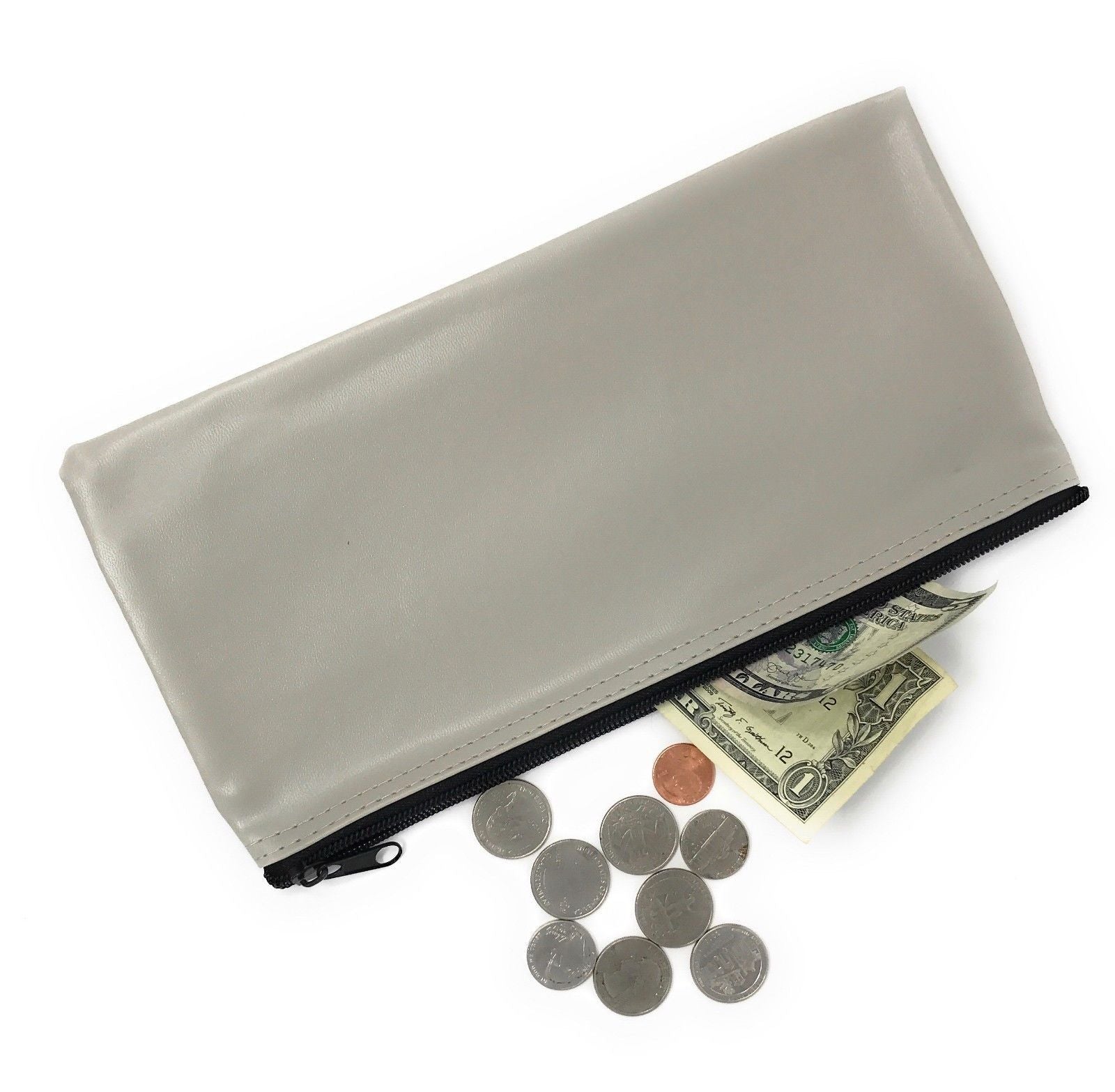 25 Lot Zippered Bank Deposit Bag Carry Pouch Safe Money Organizer Wholesale-