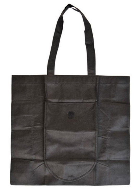 3 Pack Reusable Large Grocery Shopping Bag Bags Totes Eco-Friendly Foldable Bulk-BLACK-