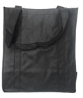 3 Pack Reusable Grocery Shopping Tote Totes Bag Bags Hook & Loop Closure 14X16inch-Black-