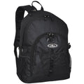 Everest Backpack w/ Dual Mesh Pocket-Black-