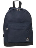 Everest Backpack Book Bag - Back to School Junior-Navy/Black-