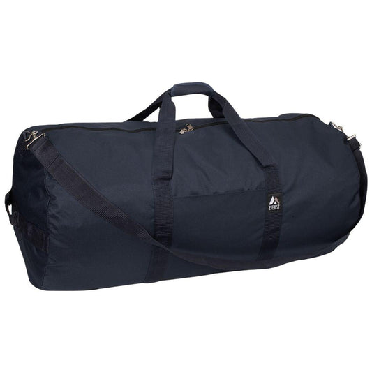 Everest 36-Inch Basic Round Duffel Bag-Navy-
