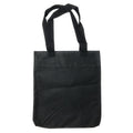 4 Pack Reusable Grocery Shopping Bags Totes Travel Gym Sports Plain 14X15-Black-