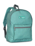 Everest Backpack Book Bag - Back to School Basic Style - Mid-Size-Mint-