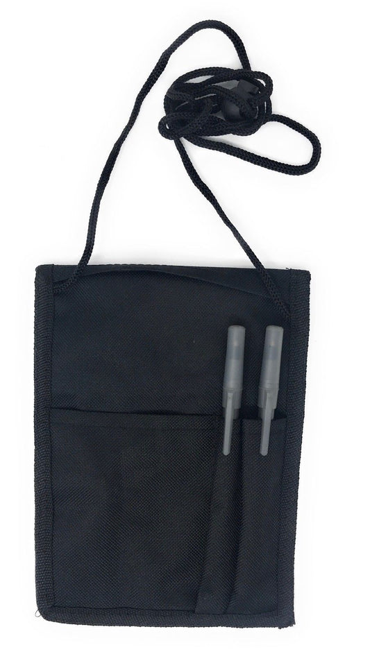 50 Lot Conference Badge Id Card W/Pen Holders Shows Meetings Wholesale Bulk-Black-