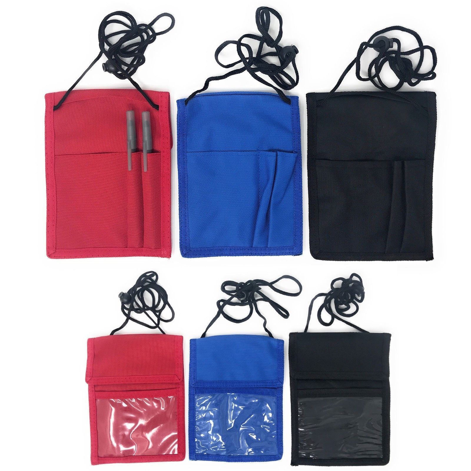 50 Lot Conference Badge Id Card W/Pen Holders Shows Meetings Wholesale Bulk-Royal-