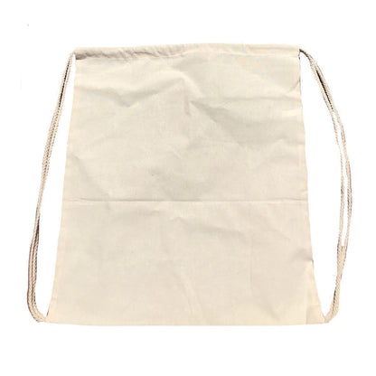 50 Lot Cotton Natural White Drawstring Backpack Tote Sack Bag Wholesale Lot-