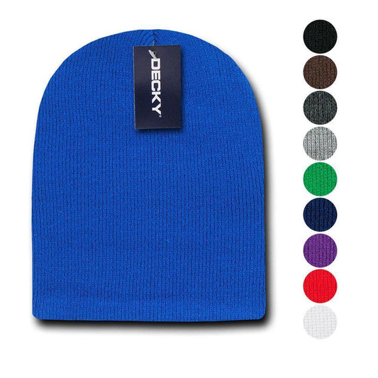 50 Lot Decky Short Knitted Beanie Beanies Skull Ski Caps Hats Wholesale-