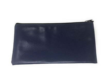 50 Lot Zippered Bank Deposit Carry Pouch Bags Safe Money Organizer Wholesale Bulk-Navy-