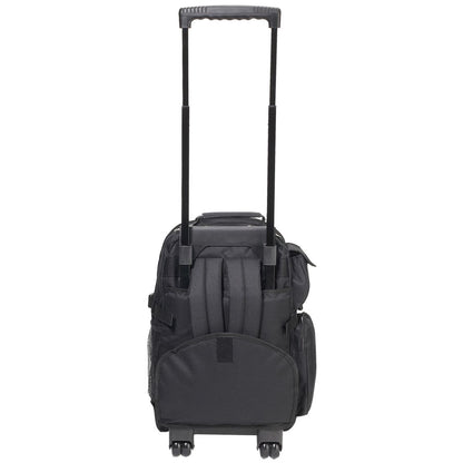 Everest Deluxe Wheeled Backpack-Black-