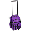 Everest Deluxe Wheeled Backpack-Dark Purple-