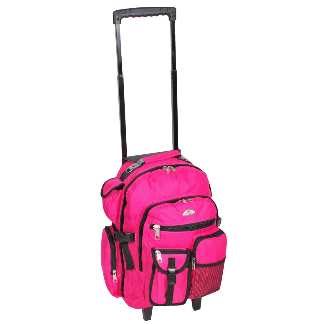 Everest Deluxe Wheeled Backpack-Hot Pink-