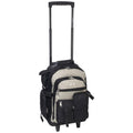 Everest Deluxe Wheeled Backpack-Khakhi/Black-