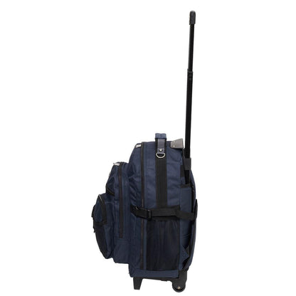 Everest Deluxe Wheeled Backpack-Black-