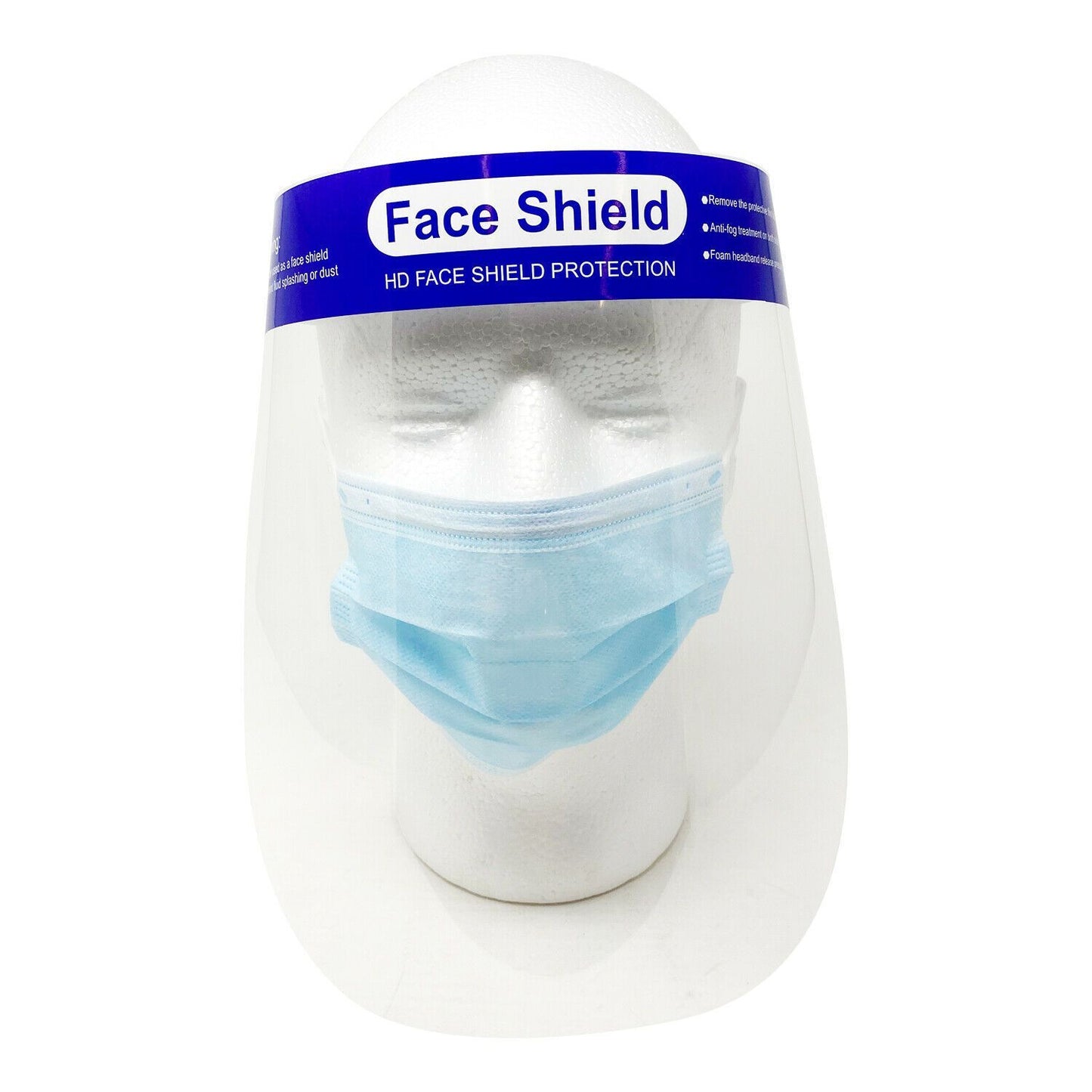 Safety Face Shield Mask Reusable Washable Protection Cover Anti Fog Anti-Splash-1 Piece-